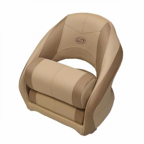 Hurricane camel pontoon boat bolster / bucket helm seat chair w/ logo 294415