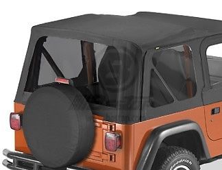 Bestop 58121-35 window kit  tinted-black diamond fit jeep wrangler 97-02