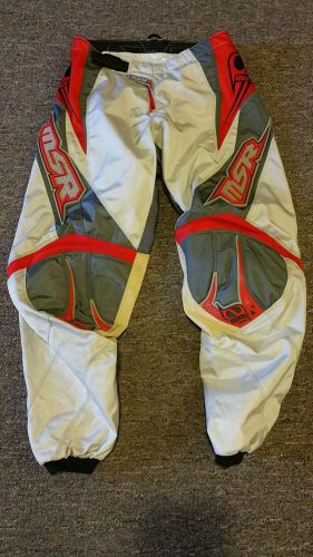 Msr mx atv pants y size 28