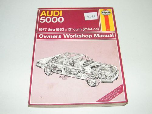 Haynes 77 83 audi 5000 repair manual