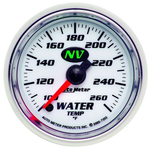 Auto meter 7355 nv; electric water temperature gauge