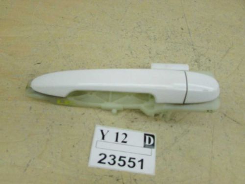 07-12 rondo left driver side rear back door outer exterior white handle oem