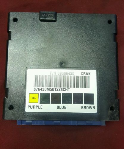 2000 gmc jimmy bcm body control module