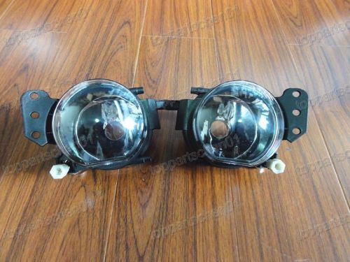 2pcs clear lens bumper fog lights lamps for bmw e60 5 series 2004-2008