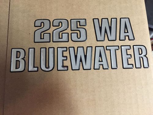 Key west boats domed 225 wa bluewater decal (single)