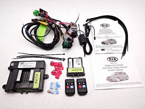 New oem 2007-2009 kia spectra remote starter and security system- uc050 ay130