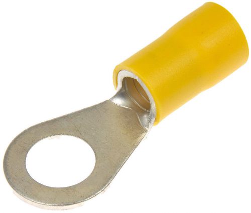 4 gauge ring terminal 1/2 yellow - dorman# 86462