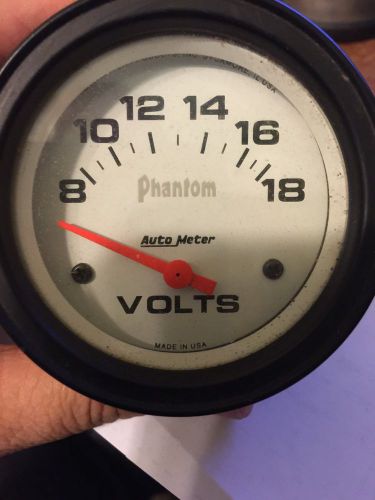 Phantom auto meter volt gauge