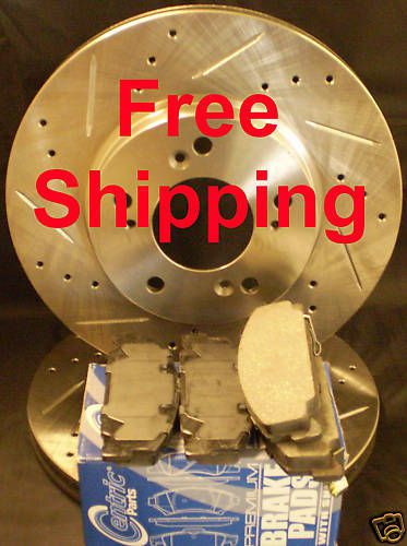 Mustang 3.8 94 95 96 97 98 d/s brake rotors pads f+r