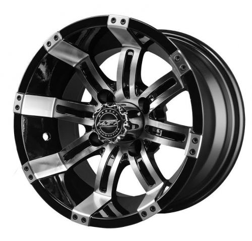 Madjax octane golf wheel - machined/black [14x7] (4/4) - (3+4) [19-010]