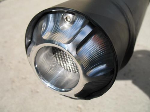 3d power tip billet yamaha raptor grizzly breeze 80 125 w/ spark arrestor screen