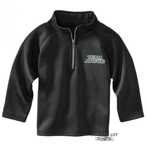 Arctic cat youth team arctic 1/4 zip performance sweatshirt – lime - 5263-40_