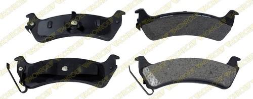 Monroe gx666 brake pad or shoe, rear-monroe prosolution ceramic brake pad