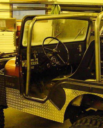 Front roll bar kit jeep cj5 cj7 mb amc willy roll cage