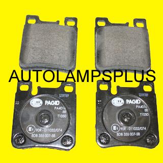 Mercedes c240 c280 c320 clk320 sl500 slk280 rear pagid brake pads