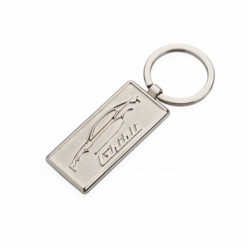 Authentic maserati ghibli silver key chain   920005952