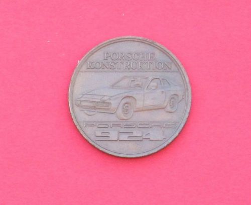 1977 porsche christophorus magazine, calendar coin, celebrating porsche 924!