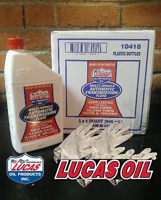 Lucas 10418 semi synthetic auto transmission fluid multi-vehicle (6 quarts)