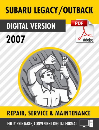 2007 subaru legacy / outback factory repair service manual