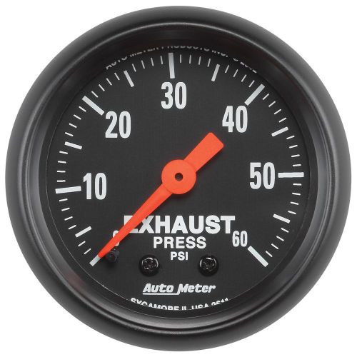 Auto meter 2611 z-series; exhaust pressure gauge