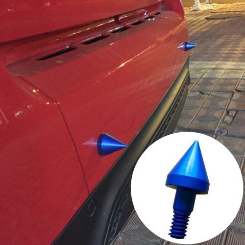 2xsmart bumper blue aluminium protection spike anti-collision sharp safety guard