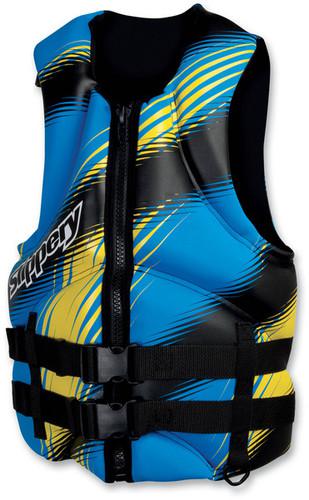 New slippery surge neo life vest, blue ,xxl