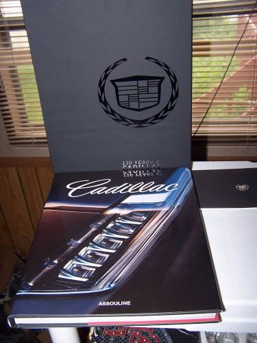 110 years of cadillac hard cover book with protective sleeve