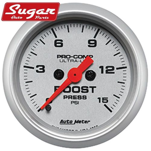 Auto meter 4350 ultra-lite; electric boost gauge