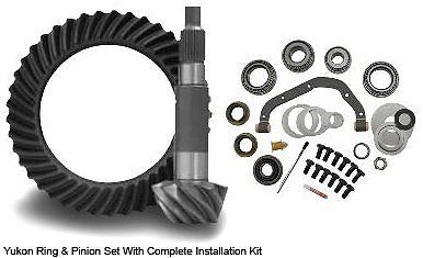 New high performance yukon ring &amp; pinion gear set fits dodge ram dana 60 4.56