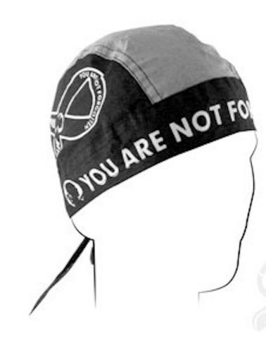 You are not forgotten doo rag durag sweatband headwrap skull cap zan headgear