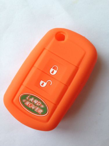 Orange protective keyless fob remote fob skin case jacket cover protector gift