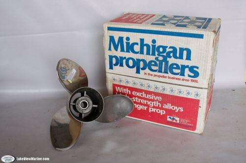 Michigan wheel propeller 033034 14.625 (14 5/8) x 23 stainless bravo,alpha new