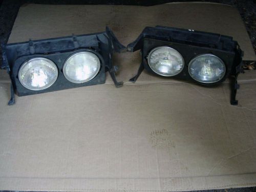 1968 galaxie xl ltd headlight buckets   complete
