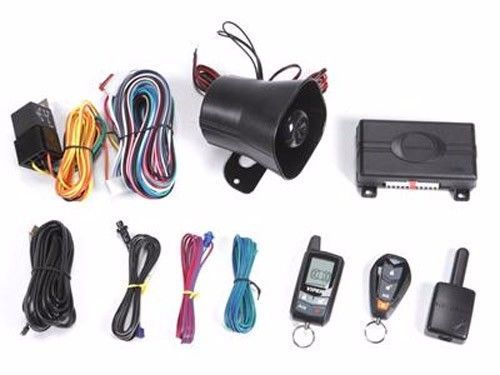 Viper 350 responder 2 way car alarm w/ keyless entry security system 3305v dei