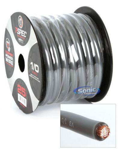 Tspec v8pw1025 25 ft. (6.09m) 1/0 gauge v8 series ofc true spec power wire