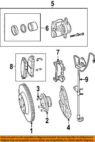 Chrysler oem v1012558ac brake-brake pads