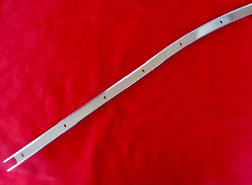 Vw karmann ghia 1956-1971 door glass wstrip base, aluminum, right side, w/seal!