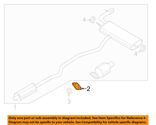 Ford oem exhaust-muffler &amp; pipe gasket cv6z9450d