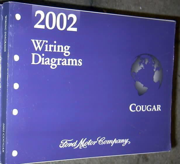 2002 mercury cougar factory wiring diagrams manual