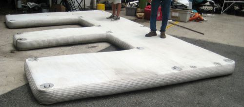 Inflatable floating dock for jet ski docking 18&#039; x 10&#039;