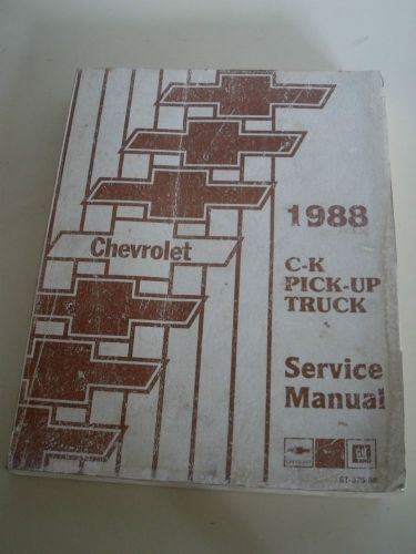 1988 chevrolet c/k pickup truck  service/ shop  manual set of 4