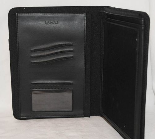 Saab 9-3 9-5 owners manual zippered case with saab logo case only