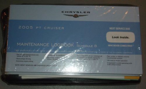 New nos 2005 pt cruiser convertible owners manual set