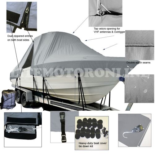 Fountain 29 sportfish cruiser cuddy cabin t-top hard-top boat cover