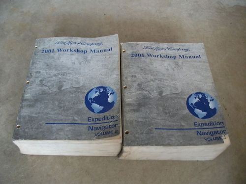 2001 ford expedition navigator service manuals 2 vol