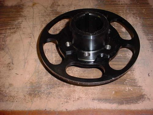 Supercharger crank hub &amp; degree ring for bbc big block chevy 427 blower pulley