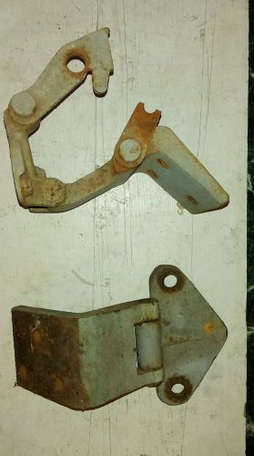 1964-65 ford falcon convertible hardtop passenger side door hinges !