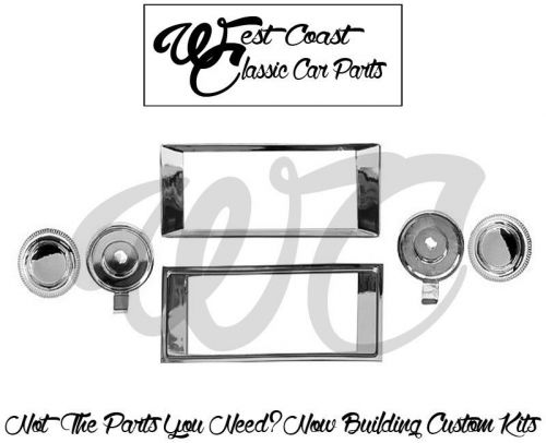 1969 1970 1971 1972 chevrolet impala chevy radio bezel &amp; knob kit