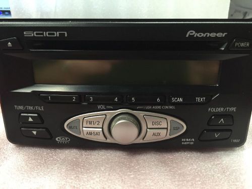 Scion pioneer factory radio used