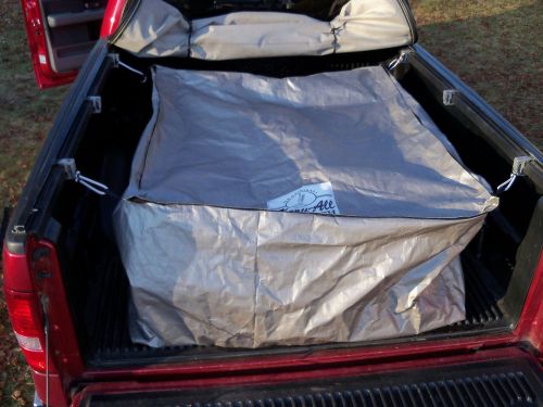 Soft-sided cargo box for pickup trucks